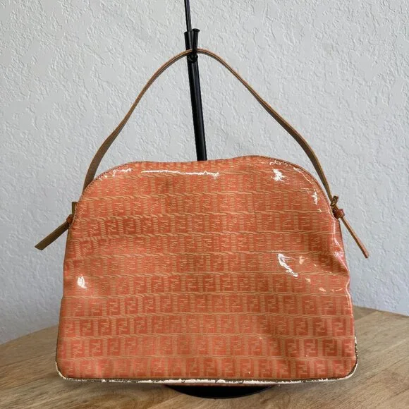 Fendi Orange Mama Baguette Handbag - Picture 2 of 8